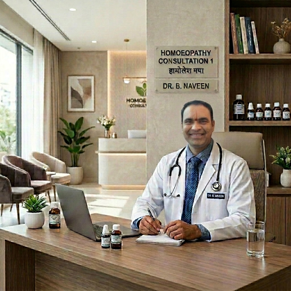 Dr. Naveen in Clinic